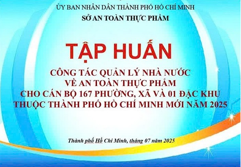 TP.HCM chuẩn bị tổ chức tập huấn trực tuyến toàn diện cho cán bộ cơ sở về an toàn thực phẩm